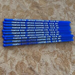 Blue Fountain Room Antioch Shopping Ctr Swizzle Sticks